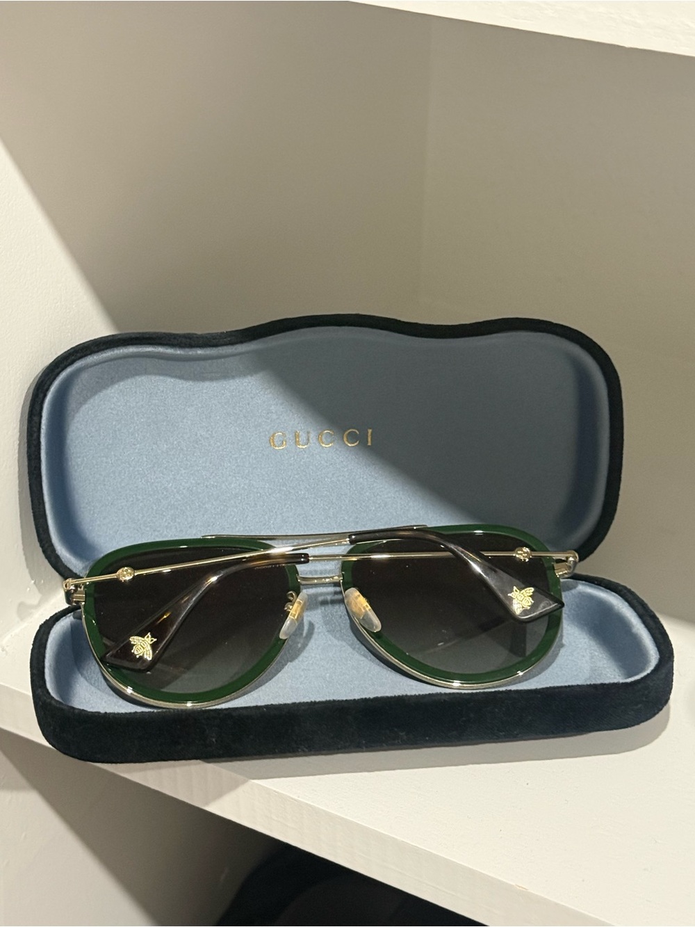 Authentic Gucci Aviator Sunglasses - Picture 2 of 4